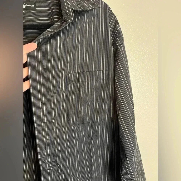 Beverly Hills polo club striped dress shirt - Picture 2 of 3